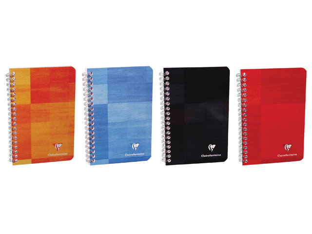 Notitieboek Clairefontaine 110x170mm spiraal lijn