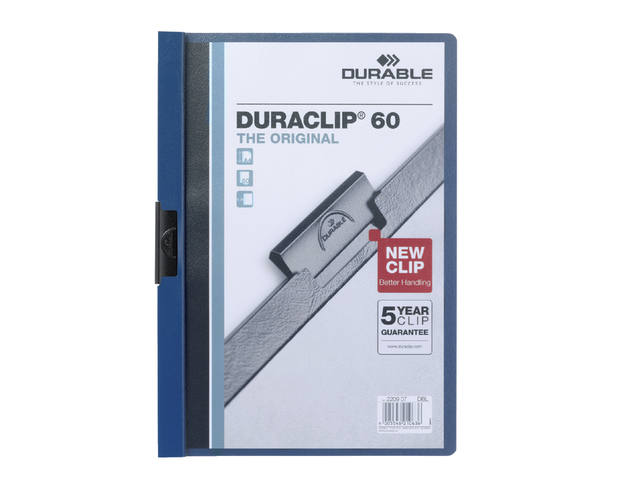 Klemmap Durable Duraclip A4 6mm 60v dbl