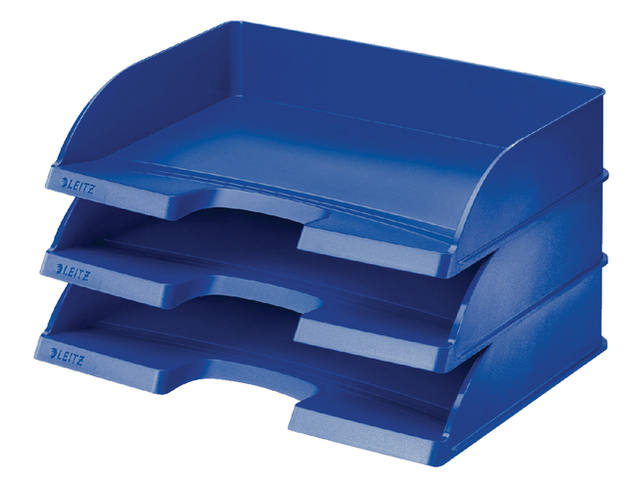 Brievenbak Leitz Plus A4 maxi dwars blauw