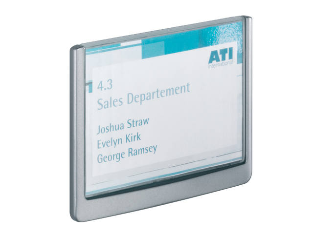 Deurbordje Durable Click sign 149x105.5mm grafiet