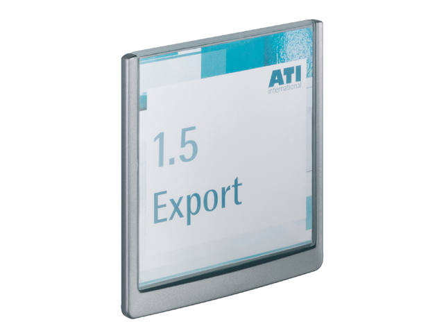 Deurbordje Durable Click sign 149x148.5mm grafiet