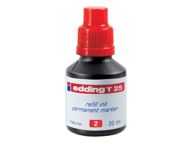 Viltstiftinkt edding T25 rood