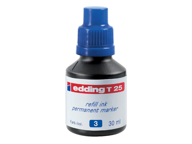 Viltstiftinkt edding T25 blauw