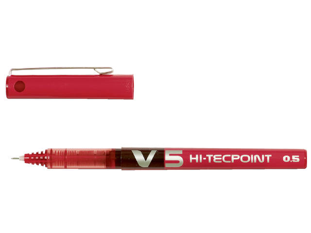 Rollerpen PILOT Hi-Tecpoint BX-V5 F rood