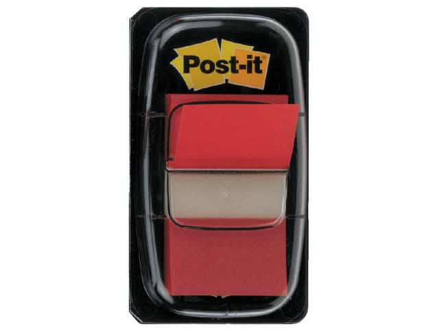 Indextabs Post-it 680 25.4x43.2mm rood