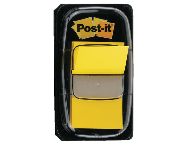 Indextabs Post-it 680 25.4x43.2mm geel