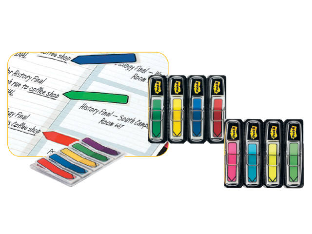 Indextabs Post-it 684 11.9x43.1mm pijl assorti