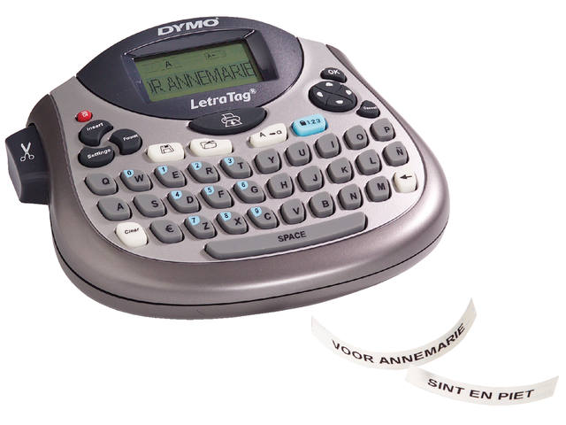 Labelprinter Dymo LetraTag 100T qwerty 12mm zilver