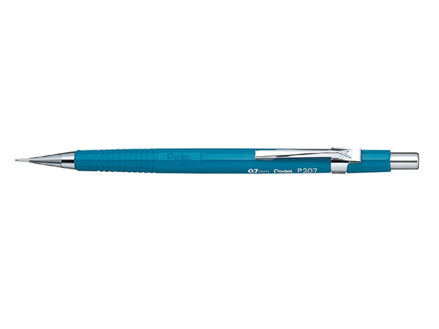 Vulpotlood Pentel P207 HB 0.7mm blauw
