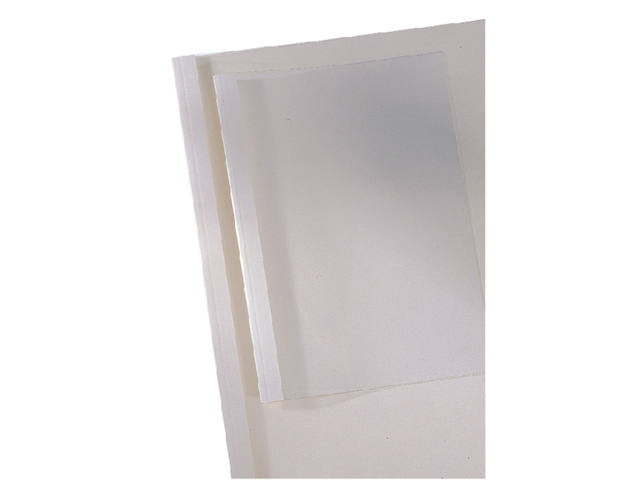 Thermische omslag GBC A4 3mm transparant/wit