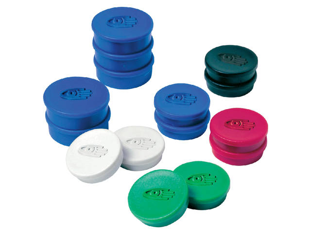 Magneet Legamaster 30mm 850gr wit 10 stuks
