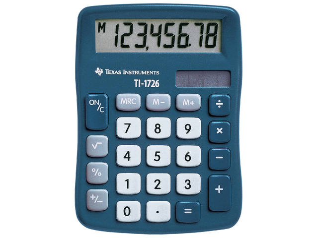 Rekenmachine Texas TI-1726 super view