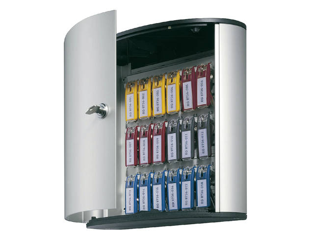 Sleutelkast Durable 18 haken 302x280x118mm