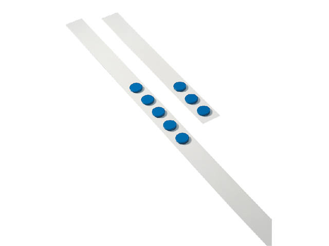 Wandlijst Desq 100cm met 5 magneten 32mm blauw