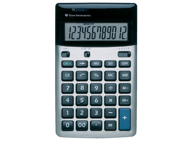Rekenmachine Texas TI-5018 superview